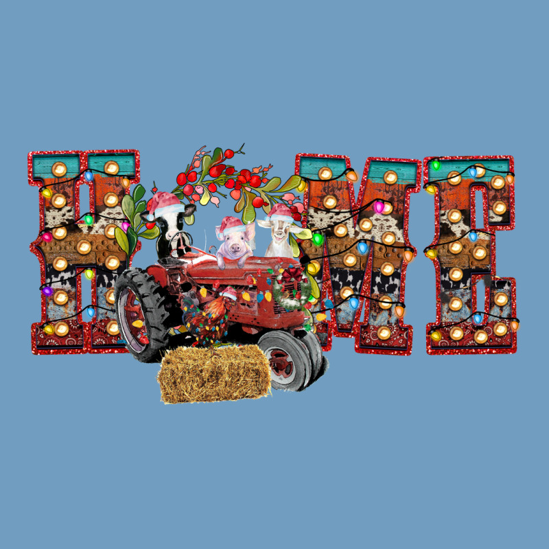 Home Christmas Farm Animals Urban Heavy Tee by CowhideDigitalArt | Teevron