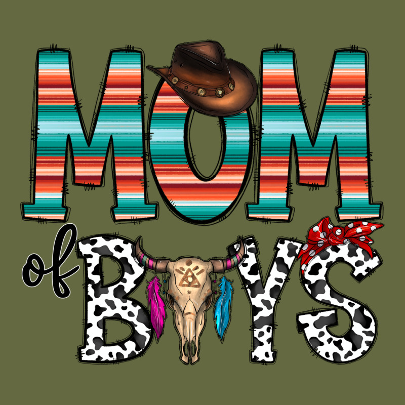 Mom Of Boys Long Sleeve Tee by CowhideDigitalArt | Teevron