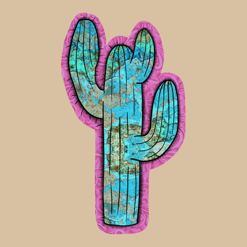 Western Turquoise Cactus Heavyweight Hoodie by RanaPortraitStore | Teevron