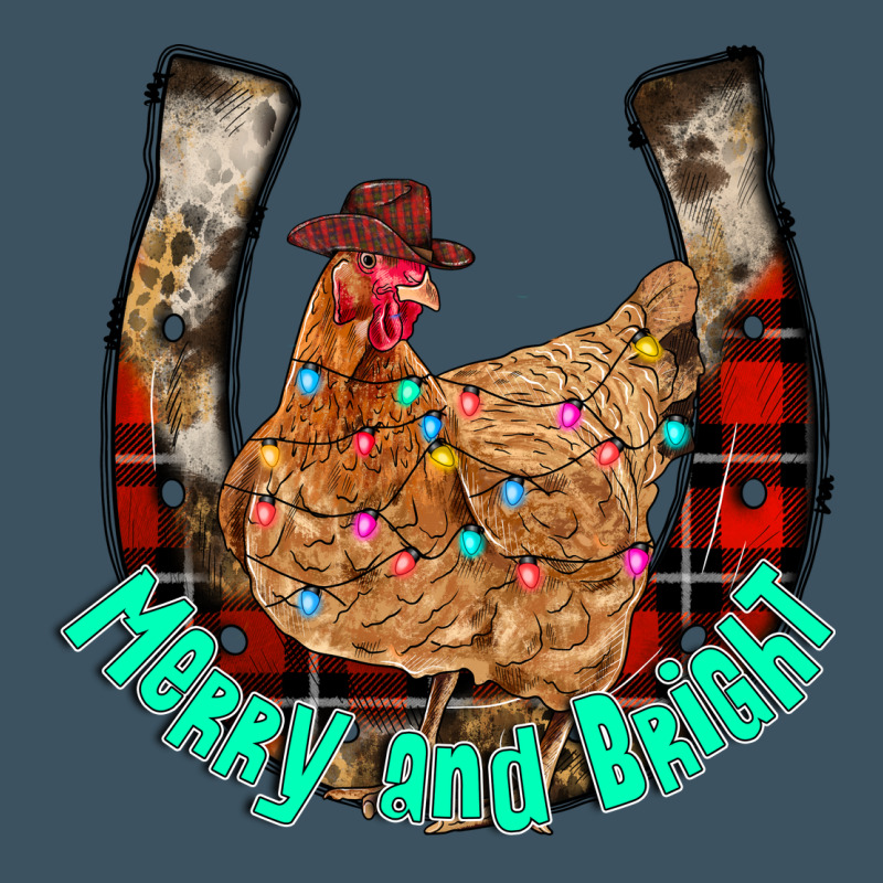Horseshoe Chicken Urban Heavy Tee by CowhideDigitalArt | Teevron