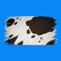 Cowhide Black And White Brush Strokes Background Zipper Hoodie | Teevron