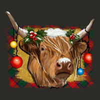Highland Cow Christmas Heavy Core Tee | Teevron