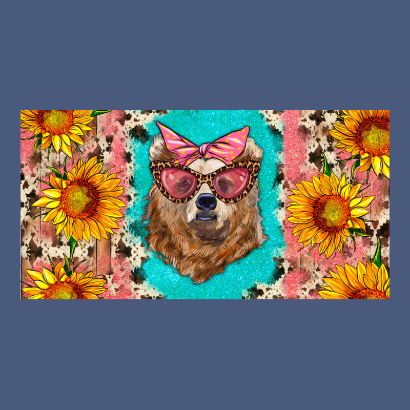 Mama Bear With Sunflowers And Glasses License Plate Vintage Hoodie by Artiststas | Teevron