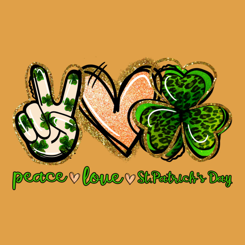 Peace Love St.patrick's Day Premium Hoodie by Jasminsmagicworld | Teevron