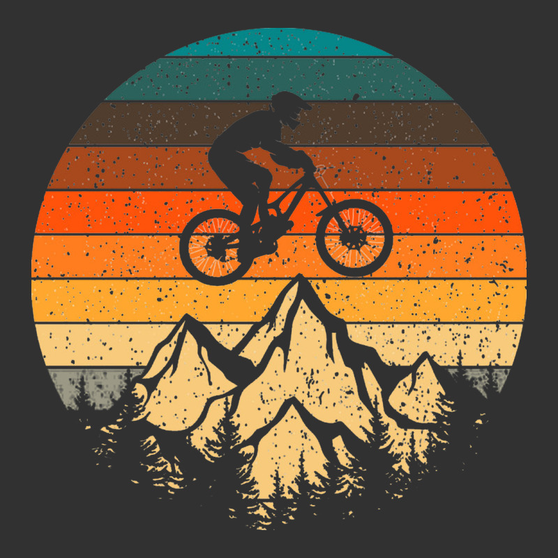 Mountainbike Downhill Retro Vintage Gift   Mountain Bike Urban Heavy Tee by DesigneFamous | Teevron