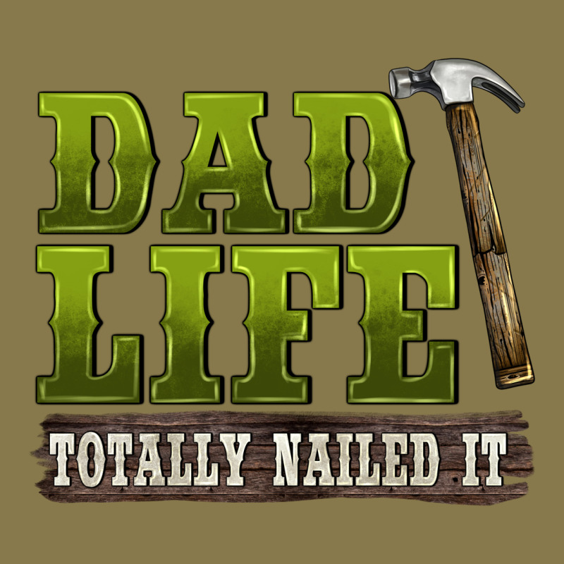 Dad Lıfe Totally Naıled It Premium Hoodie by BarkalooDesign | Teevron
