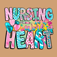 Nursing Is A Work Of Heart Vintage Tee | Teevron