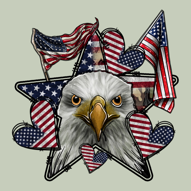 Eagle Star Png Long Sleeve Tee by SublimationCraftShop | Teevron
