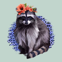 Classy But A Little Thrashy Racoon With Flowers Zipper Hoodie | Teevron