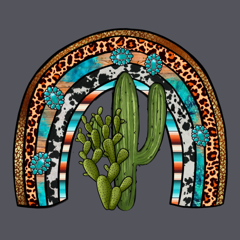 Revize Cactus Gemstone Rainbow Vintage Hoodie by Artiststas | Teevron