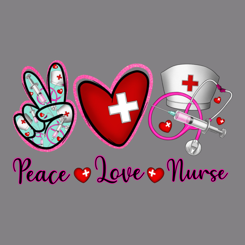 Peace Love Nurse Heavyweight Hoodie by RanaPortraitStore | Teevron
