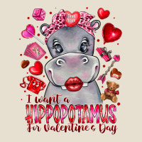 I Want Hippopotamus For Valentines Day Urban Heavy Tee | Teevron