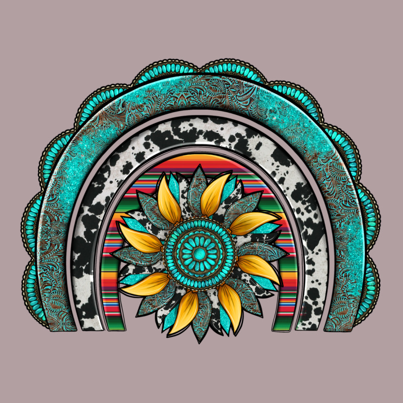 Gemstone Sunflower  Rainbow Vintage Hoodie by Artiststas | Teevron