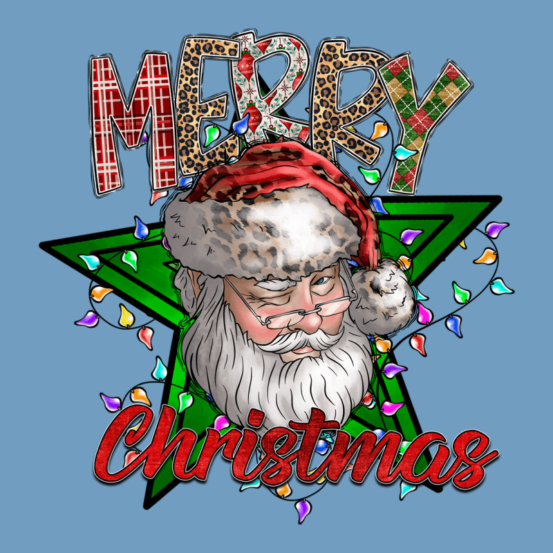 Festive Santa Claus Greeting Urban Heavy Tee by CowhideDigitalArt | Teevron