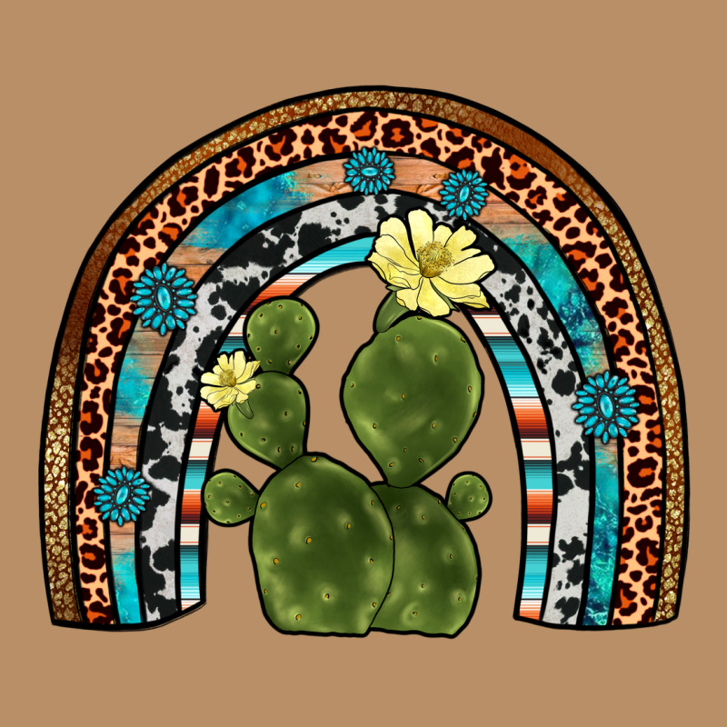 Cactus Gemstone Rainbow Vintage Hoodie by Artiststas | Teevron