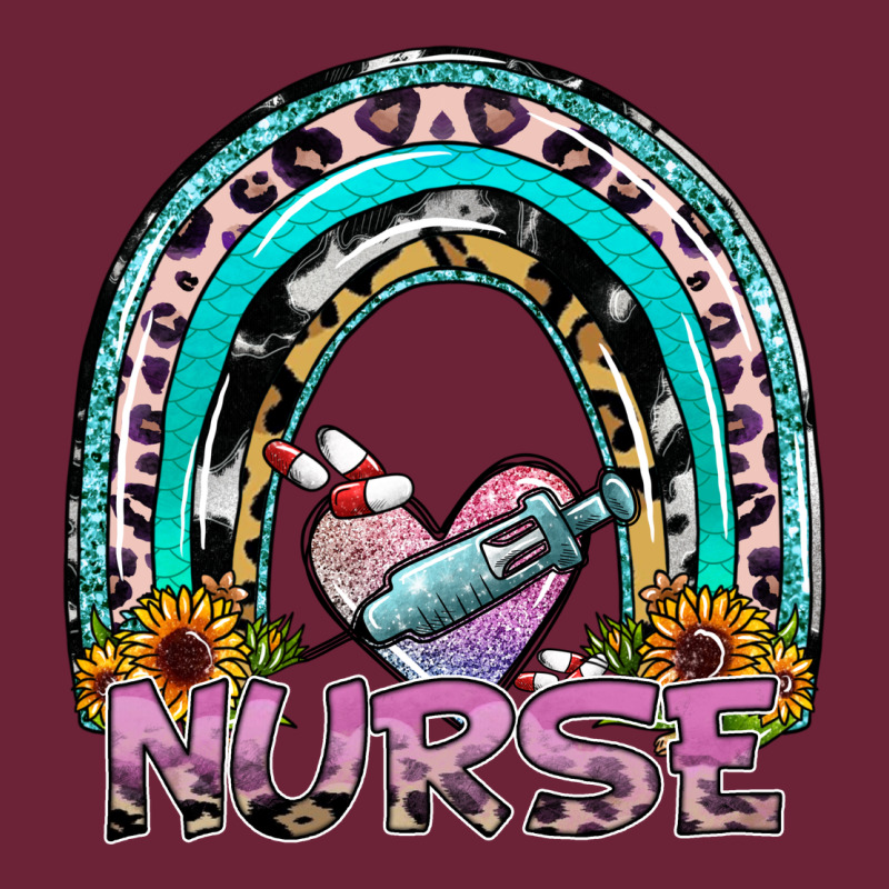 Nurse Rainbow Long Sleeve Tee by SublimationCraftShop | Teevron