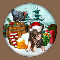 Christmas Pig With Chicken Premium Tee | Teevron