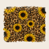 Leopard Sunflowers Background Premium Sweatshirt | Teevron