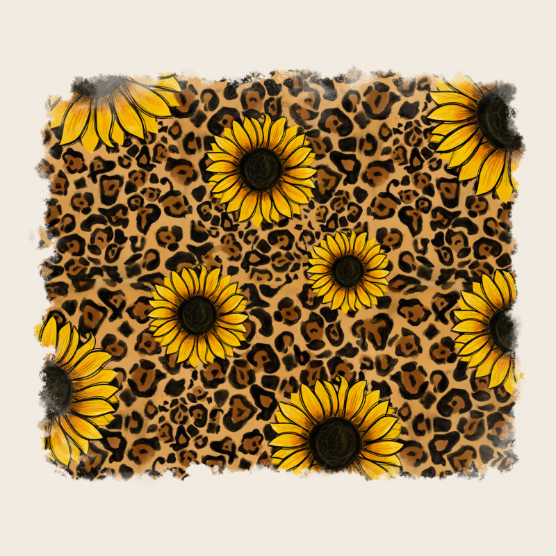 Leopard Sunflowers Background Premium Sweatshirt by RanaPortraitStore | Teevron
