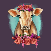 Floral Cow Heavyweight Hoodie | Teevron