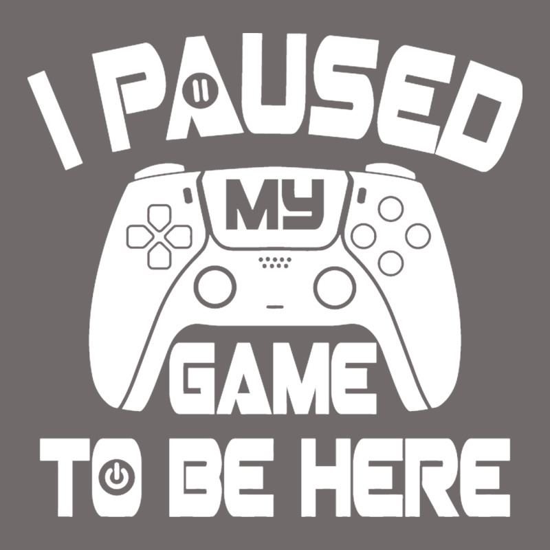 I Paused My Game To Be Here Urban Heavy Tee by linhVisuals | Teevron