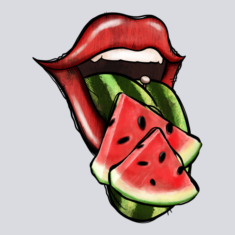 Watermelon Tongue Zipper Hoodie by Jasminsmagicworld | Teevron