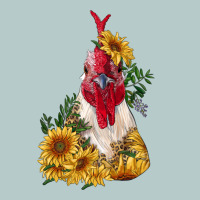 Sunflower Rooster With Leopard Heavy Core Tee | Teevron