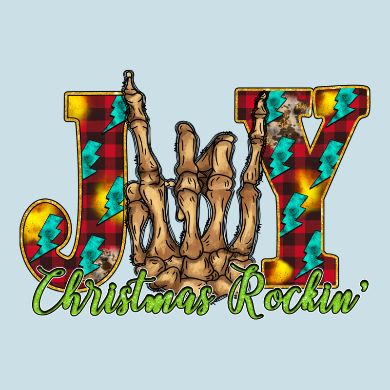 Joy Christmas Rockin Ladies Tee by CowhideDigitalArt | Teevron