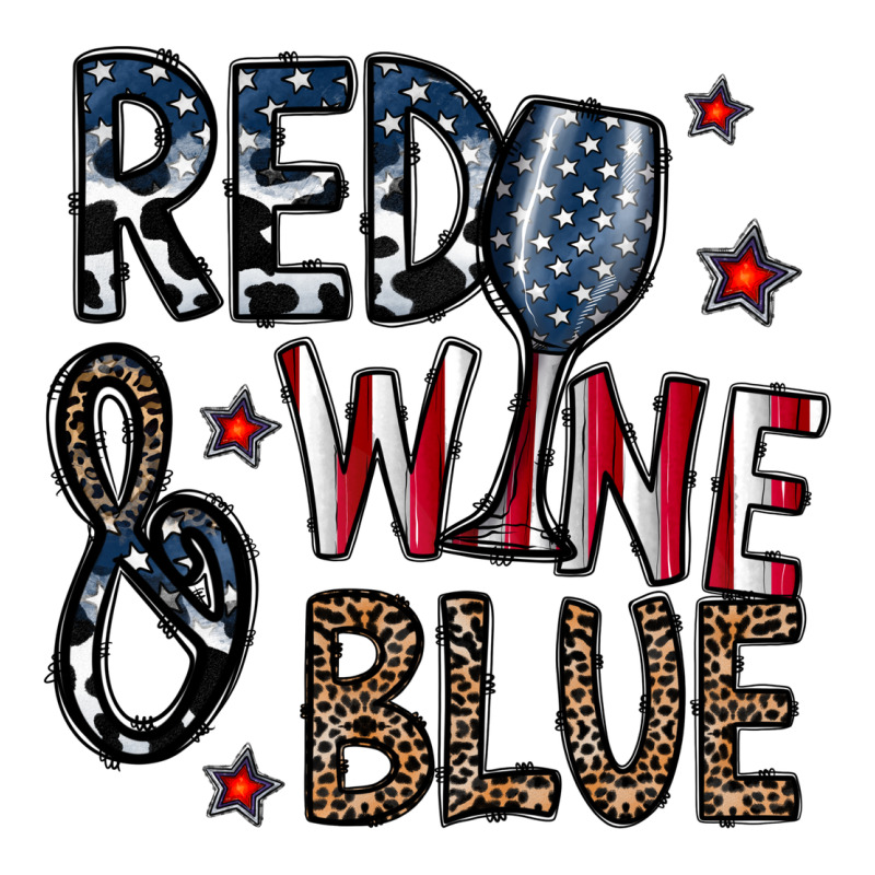 Red Wine Blue Long Sleeve Tee by CowhideDigitalArt | Teevron
