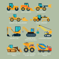 Construction Excavator Vehicle Boys Builder Heavy Equipment T Shirt Urban Heavy Tee | Teevron