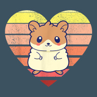 Cute Hamster Design Retro Heart Shape Vintage T Shirt Urban Heavy Tee | Teevron