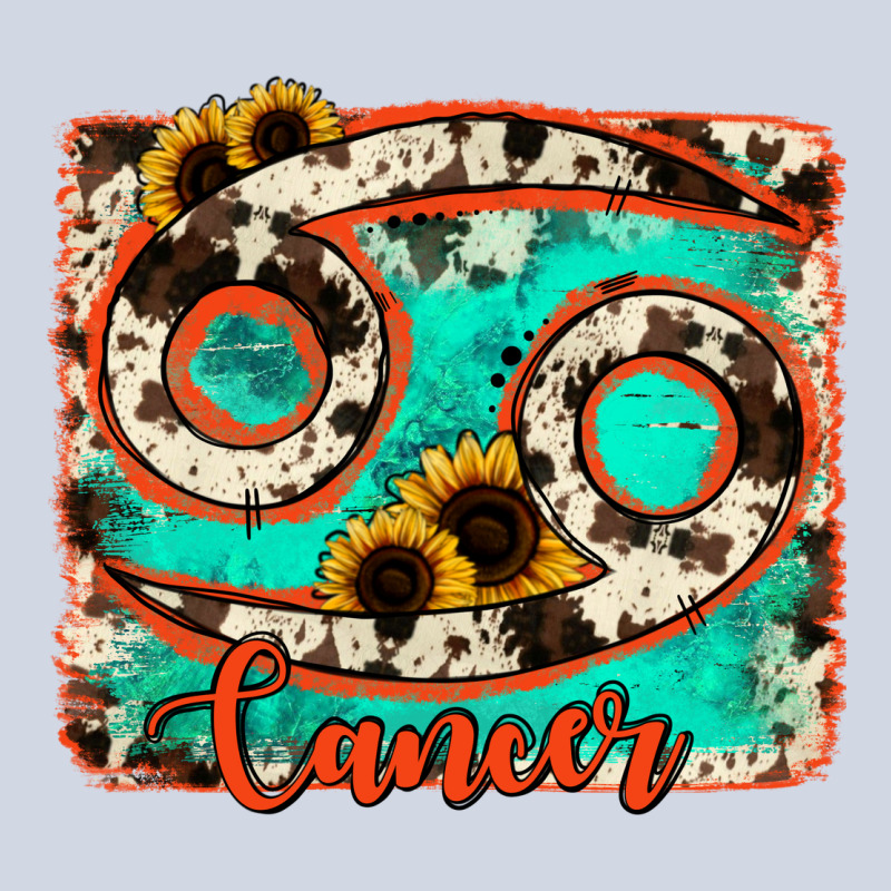 Cancer Turquoise Cowhide Premium Sweatshirt by RanaPortraitStore | Teevron
