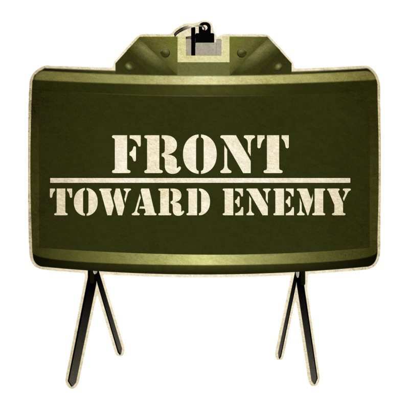 Front Toward Enemy Distressed Claymore Mine Military Urban Heavy Tee by linhVisuals | Teevron