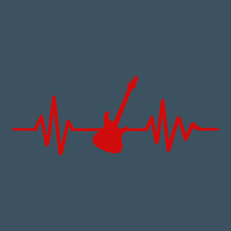 Heartbeat Electric Guitar Urban Heavy Tee by linhVisuals | Teevron