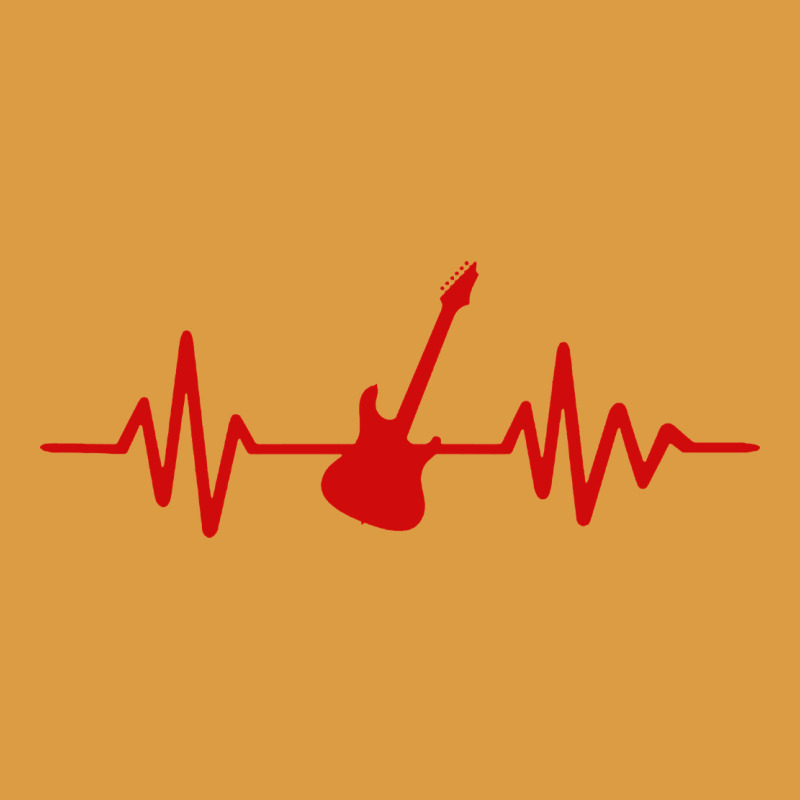 Heartbeat Electric Guitar Urban Heavy Tee by linhVisuals | Teevron