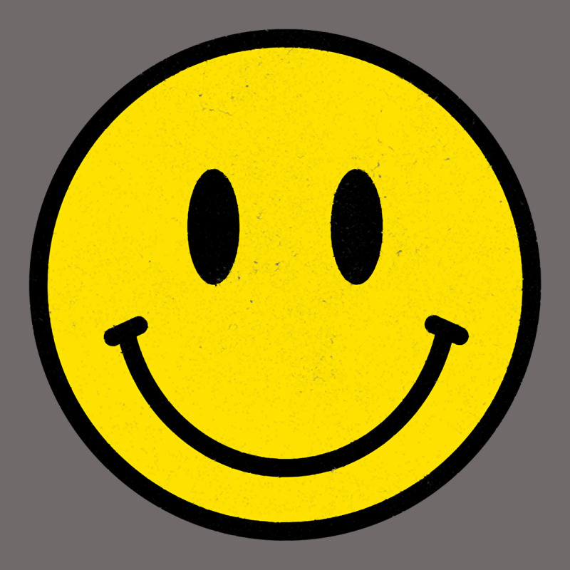 Vintage Retro Happy Smiley Face 80's 90's Aesthetic Sweatshirt Urban Heavy Tee by linhVisuals | Teevron
