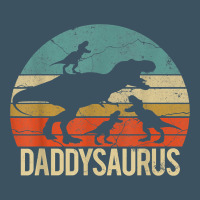 Daddy Dinosaur Daddysaurus 3 Three Kids Xmas Christmas Gift T Shirt Urban Heavy Tee | Teevron