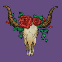 Bull Skull With Roses Vintage Hoodie | Teevron