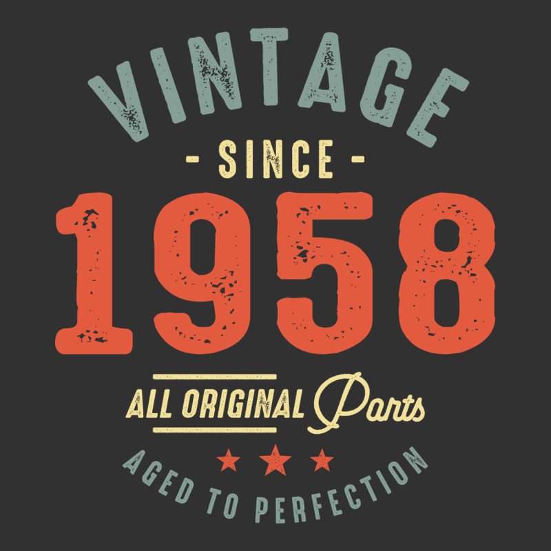 Vintage Since 1958 - 64th Birthday Retro Classic Urban Heavy Tee by linhVisuals | Teevron