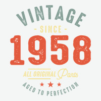 Vintage Since 1958 - 64th Birthday Retro Classic Urban Heavy Tee | Teevron