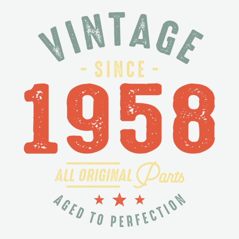 Vintage Since 1958 - 64th Birthday Retro Classic Urban Heavy Tee by linhVisuals | Teevron