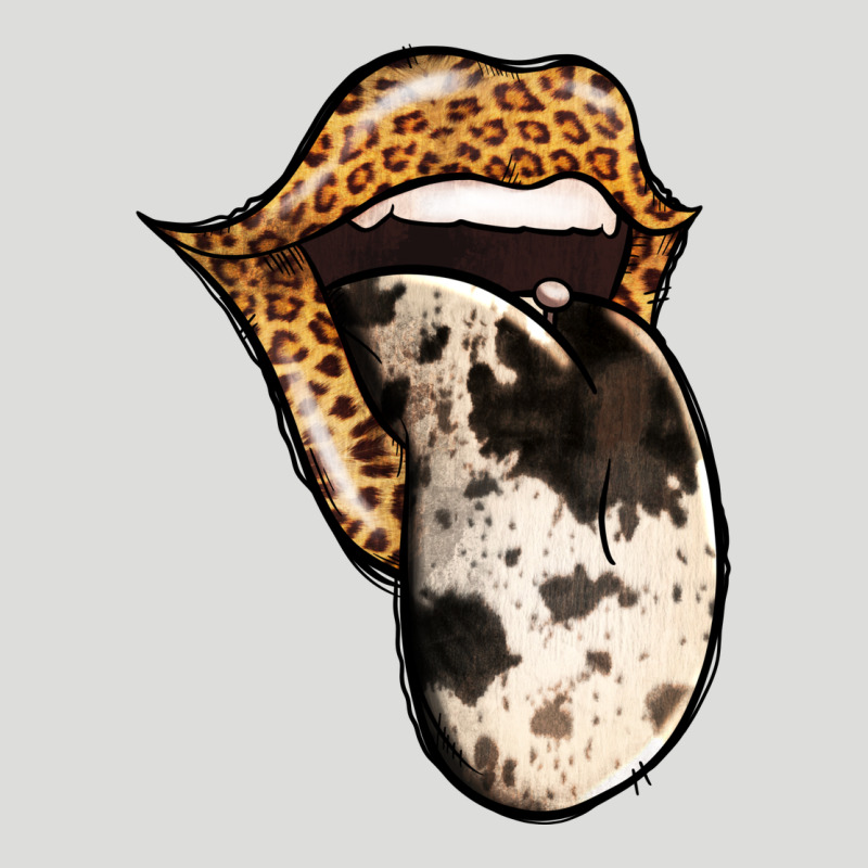 Western Leopard Cowhide Tongue Zipper Hoodie by Jasminsmagicworld | Teevron