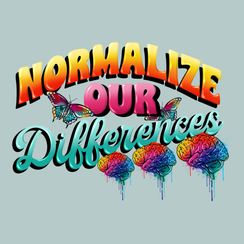 Normalize Our Differences Autism Heavy Core Tee by FaDigitalArtStudio | Teevron