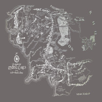 Middle Earth Map [tb] Urban Heavy Tee | Teevron