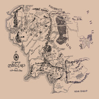 Middle Earth Map [tw] Urban Heavy Tee | Teevron