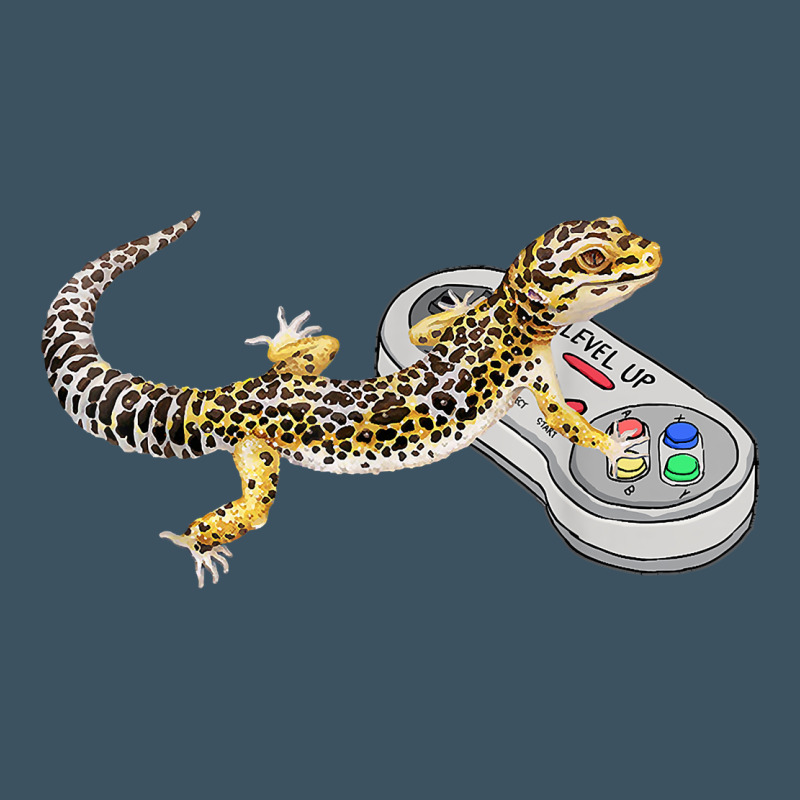 Leopard Gecko Playing Video Game Lizard & Reptiles Gamers T Shirt Urban Heavy Tee by linhVisuals | Teevron