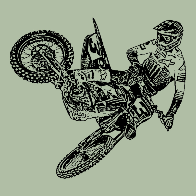 Eli Tomac Jump Illustration Urban Heavy Tee by linhVisuals | Teevron
