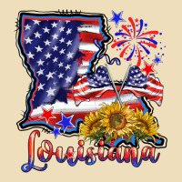 4th Of July  Louisiana Map Premium Hoodie | Teevron
