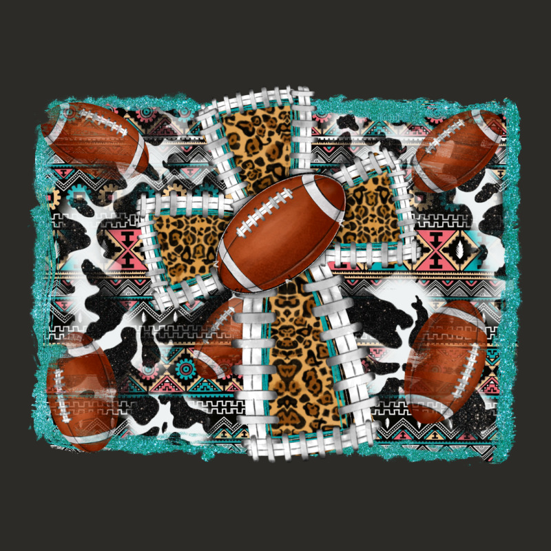 Football Cross Aztec Leopard Background Heavy Core Tee by RanaPortraitStore | Teevron
