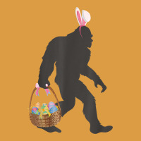 Funny Bigfoot Easter Design With Easter Basket And Bigfoot T Shirt Urban Heavy Tee | Teevron